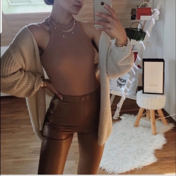 Zara tan new blogger leggings - Picture 6 of 12